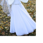 Отличное чисто белое свадебное платье