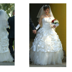 красивое свадебное платье                                             