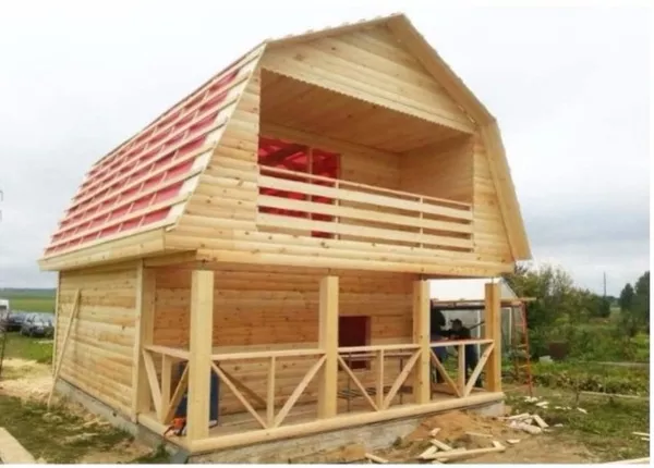 Недорого Построим Дом из бруса на вашем участке в Жодино