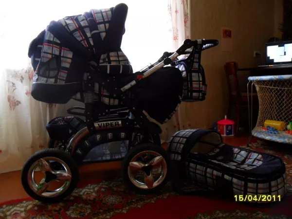 Продается коляска трансформер RIKO VIPER от 0 до 3 лет.