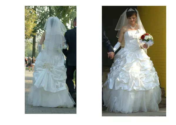 красивое свадебное платье                                             